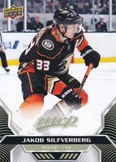 Jakob Silfverberg Anaheim Ducks Upper Deck MVP 2020/21 #127