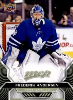 Frederik Andersen Toronto Maple Leafs Upper Deck MVP 2020/21 #138