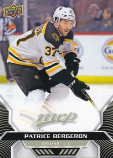 Patrice Bergeron Boston Bruins Upper Deck MVP 2020/21 #145