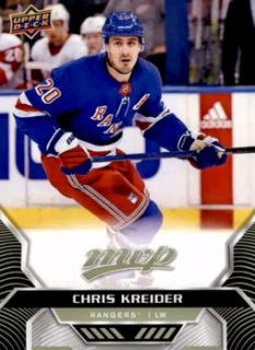 Chris Kreider New York Rangers Upper Deck MVP 2020/21 #152