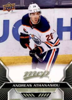 Andreas Athanasiou Edmonton Oilers Upper Deck MVP 2020/21 #162