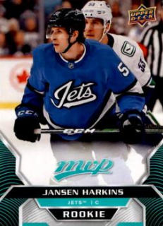 Jansen Harkins Winnipeg Jets Upper Deck MVP 2020/21 Rookie #220