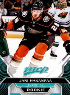 Jani Hakanpaa Anaheim Ducks Upper Deck MVP 2020/21 Rookie #226