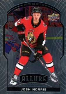 Josh Norris Ottawa Senators Upper Deck Allure 2020/21 Rookie #78