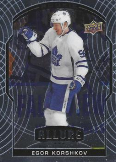 Egor Korshkov Toronto Maple Leafs Upper Deck Allure 2020/21 Rookie #85