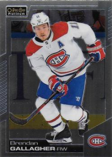 Brendan Gallagher Montreal Canadiens Upper Deck O-Pee-Chee Platinum 2020/21 #128