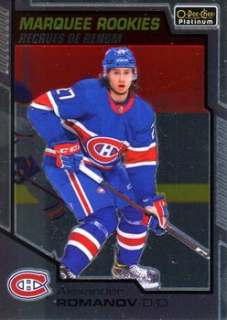 Alexander Romanov Montreal Canadiens Upper Deck O-Pee-Chee Platinum 2020/21 Marquee Rookies #198