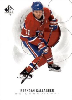 Brendan Gallagher Montreal Canadiens Upper Deck SP Authentic 2020/21 #65