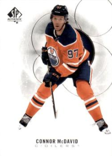 Connor McDavid Edmonton Oilers Upper Deck SP Authentic 2020/21 #90