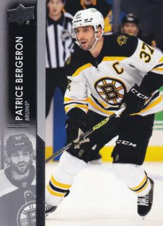 Patrice Bergeron Boston Bruins Upper Deck 2021/22 Series 1 #13