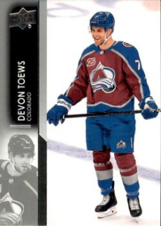 Devon Toews Colorado Avalanche Upper Deck 2021/22 Series 1 #51