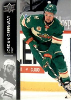Jordan Greenway Minnesota Wild Upper Deck 2021/22 Series 1 #89