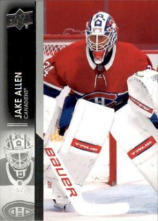 Jake Allen Montreal Canadiens Upper Deck 2021/22 Series 1 #94