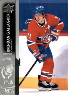 Brendan Gallagher Montreal Canadiens Upper Deck 2021/22 Series 1 #97