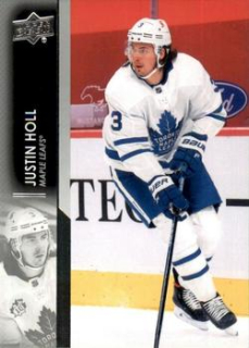 Justin Holl Toronto Maple Leafs Upper Deck 2021/22 Series 1 #168