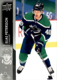 Elias Pettersson Vancouver Canucks Upper Deck 2021/22 Series 1 #179