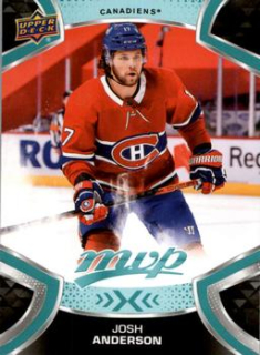 Josh Anderson Montreal Canadiens Upper Deck MVP 2021/22 #140