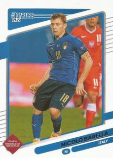 Nicolo Barella Italy Panini Donruss Road to Qatar 2021/22 #84