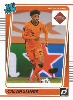 Calvin Stengs Netherlands Panini Donruss Road to Qatar 2021/22 Rated Rookie #186