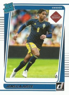 Jens-Lys Cajuste Sweden Panini Donruss Road to Qatar 2021/22 Rated Rookie #191