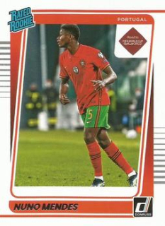 Nuno Mendes Portugal Panini Donruss Road to Qatar 2021/22 Rated Rookie #192