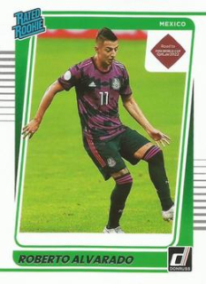 Roberto Alvarado Mexico Panini Donruss Road to Qatar 2021/22 Rated Rookie #195