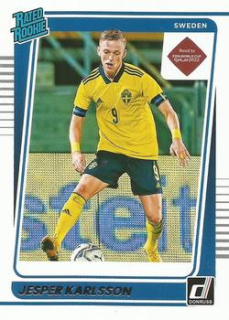 Jesper Karlsson Sweden Panini Donruss Road to Qatar 2021/22 Rated Rookie #199