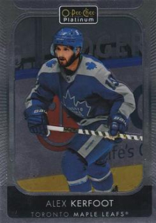 Alex Kerfoot Toronto Maple Leafs Upper Deck O-Pee-Chee Platinum 2021/22 #60