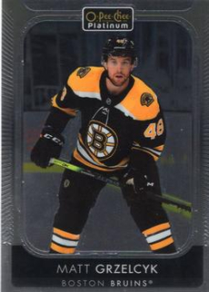 Matt Grzelcyk Boston Bruins Upper Deck O-Pee-Chee Platinum 2021/22 #159