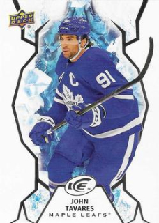 John Tavares Toronto Maple Leafs Upper Deck Ice 2021/22 #19