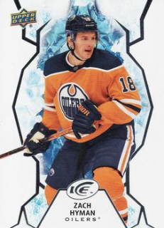 Zach Hyman Edmonton Oilers Upper Deck Ice 2021/22 #50