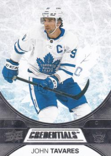 John Tavares Toronto Maple Leafs Upper Deck Credentials 2021/22 #9