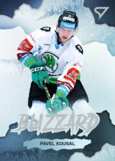 Pavel Kousal Mlada Boleslav Tipsport ELH 2022/23 SportZoo 1. serie Blizzard #BL-12
