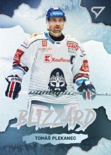 Tomas Plekanec Kladno Tipsport ELH 2022/23 SportZoo 1. serie Blizzard #BL-36