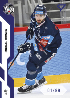 Michal Birner Liberec Tipsport ELH 2022/23 SportZoo 1. serie Blue /99 #117