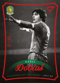 Karol Dobias Bohemians Praha Dekady Fotbalove Ligy 2023 SportZoo Red /45 #N-009