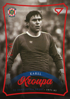 Karel Kroupa Brno Dekady Fotbalove Ligy 2023 SportZoo Red /45 #N-012