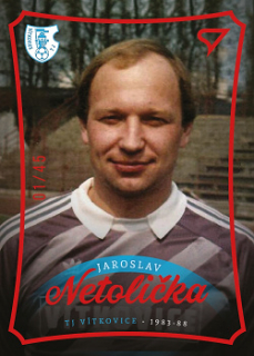 Jaroslav Netolicka Vitkovice Dekady Fotbalove Ligy 2023 SportZoo Red /45 #N-015