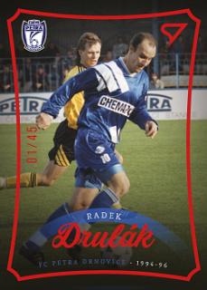 Radek Drulak Drnovice Dekady Fotbalove Ligy 2023 SportZoo Red /45 #N-017