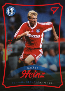 Marek Heinz Sigma Olomouc Dekady Fotbalove Ligy 2023 SportZoo Red /45 #N-025
