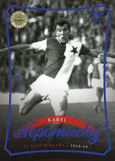 Karel Nepomucky Slavia Praha Dekady Fotbalove Ligy 2023 SportZoo Blue /65 #N-008