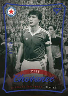 Jozef Chovanec Sparta Praha Dekady Fotbalove Ligy 2023 SportZoo Blue /65 #N-016