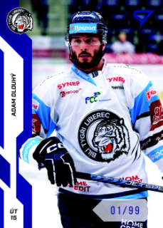 Adam Dlouhy Liberec Tipsport ELH 2022/23 SportZoo 2. serie Blue /99 #305