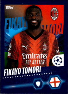Fikayo Tomori A.C. Milan samolepka Topps UEFA Champions League 2023/24 #32