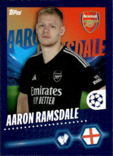 Aaron Ramsdale Arsenal samolepka Topps UEFA Champions League 2023/24 #48
