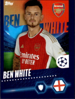 Ben White Arsenal samolepka Topps UEFA Champions League 2023/24 #49