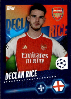 Declan Rice Arsenal samolepka Topps UEFA Champions League 2023/24 #58