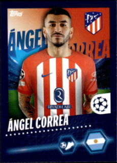 Angel Correa Atletico Madrid samolepka Topps UEFA Champions League 2023/24 #80