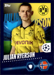 Julian Ryerson Borussia Dortmund samolepka Topps UEFA Champions League 2023/24 #89