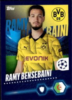 Ramy Bensebaini Borussia Dortmund samolepka Topps UEFA Champions League 2023/24 #91